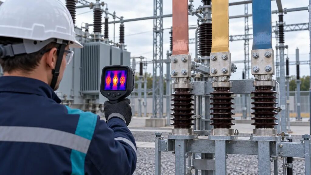 termografía en conexiones eléctricas