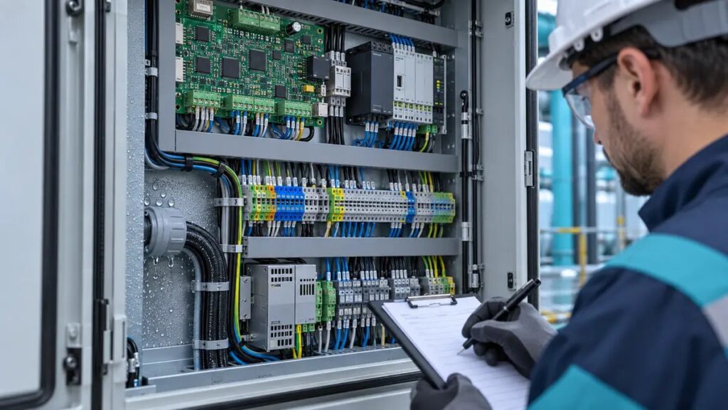 humedad en gabinetes eléctricos